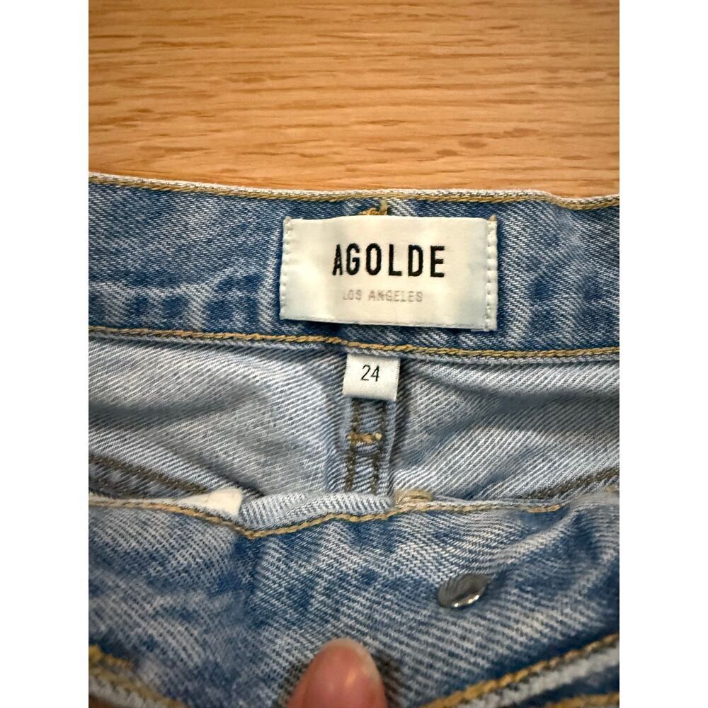 AGOLDE Parker Jean Shorts Sz 24 - Picture 7 of 7
